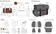 create professional bag tech packs with detailed specifications sheet