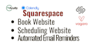 setup squarespace booking, scheduling website and service providers development
