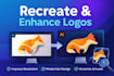 edit,redo,resize, recreate, rework, enhance, vector tracing logo in high quality