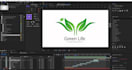 create a clean corporate logo animation
