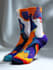 draw digital pattern socks design