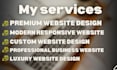 design a luxury and professional premium website