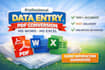 do data entry copy paste pdf conversion