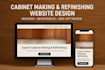 design and revamp your cabinet making and refurnishing website