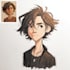 draw characters in cartoon or anime style