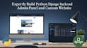 create a complete frontend and backend using python django