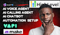 setup ghl vapi make vapi IVR chatbot system, vapi ai calling agent vapi retell