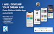 develop mobile app in flutter android and ios