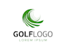 make creative sport golf courses golf logo design