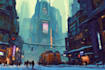 did stunning sci fi, cyberpunk, fantasy characters