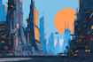 do stunning sci fi, cyberpunk, fantasy characters