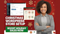 develop a christmas wordpress store for digital products and printables
