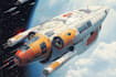 design a sci fi spaceship art