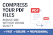 compress your PDF files to reduce size without losing quality