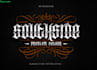 do unique blackletter  calligraphy old english font  logo design