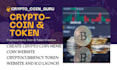 create crypto coin meme coin website cryptocurrency token website and ico launch