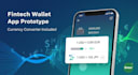 build a fintech wallet app prototype with currency converter