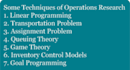 do operations research, linear programming and industrial engineering projects