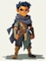 draw 2d game character illustration