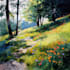 paint landscapes in watercolor