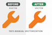 professionally vectorize your logo