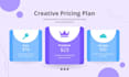 create shopify, wordpress, wix and squarespace pricing table