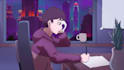 create cozy looping lofi animation with custom illustration