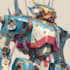 make a mecha robot illustrations