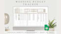 design wedding planner spreadsheet, budget planner, wedding google sheet tracker