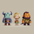 create simple 2d game characters