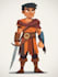 draw 2d game character illustration
