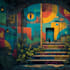do illustration street art graffiti, abstract