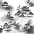 toile and landscape textile, wallpaper design