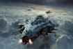 draw a sci fi spaceship art