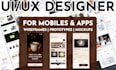 design ios and android mobile app UI UX in figma