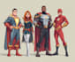 make drawing of super hero character