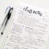 handwrite notes and letters