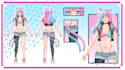 draw character sheet in anime style