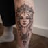 custom an abstract black tattoo design
