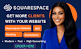 squarespace website design squarespace website redesign squarespace landing page