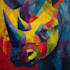 animal color abstract art