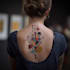 make a geometric tattoo design
