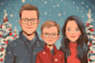 christmas book illustration, christmas children book