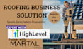 generate roofing leads home owners leads via tiktok google ads ghl landing page
