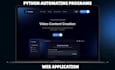 create python scripts software automation, ai saas mobile app, php react, nodejs