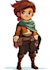 draw 2d game character illustration