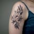 do an beautiful flower tattoo design