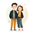 make a cute couple portrait