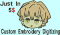 convert logo into embroidery digitizing file dst, pes, jef, emb