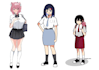 draw your original character or fan art in an anime art style